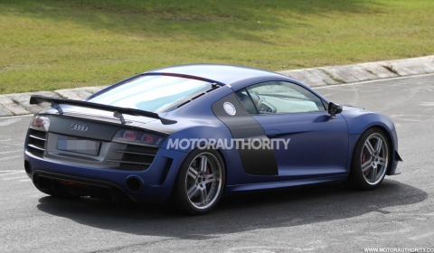 Spyshots New Mysterious Audi R8 Test Mule at the Nurburgring 01