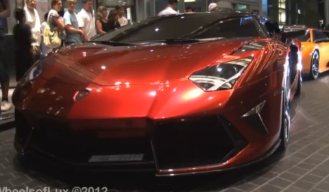 Video Mansory Aventador at the Dubai Mall