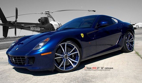 Ferrari 599 GTB on VKX Vellano Wheels