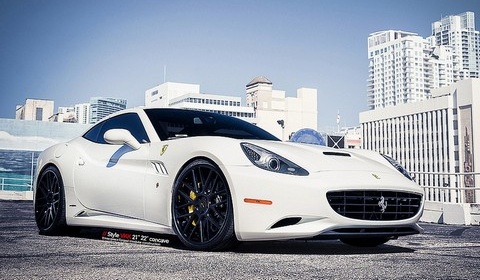 Ferrari California on VKK Concave Vellano Wheels