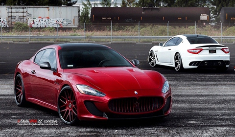 Maserati Gran Turismo on VKK Vellano Wheels