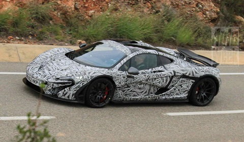 McLaren P1 Spotted Testing in France