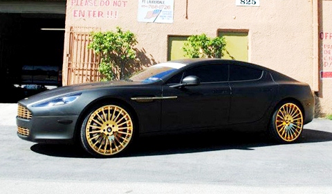 Meek Mill Aston Martin Rapide with Forgiato Wheels