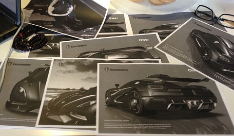 Mysterious Koenigsegg One 1 Design Drawings