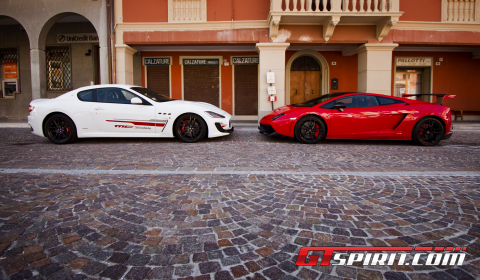 Road Test Lamborghini Gallardo Super Trofeo Stradale vs Maserati GranTurismo MC Stradale 03