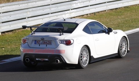 Spyshots 2014 Subaru BRZ STI at the Nurburgring 01