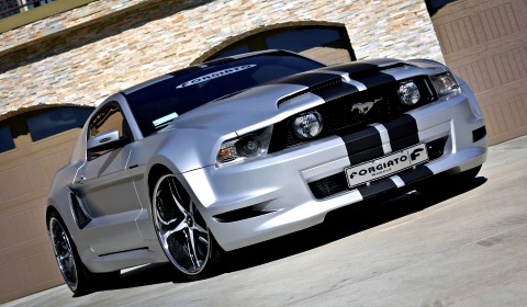 Wide Body Ford Mustang GT with F2.05 Forgiato Wheels