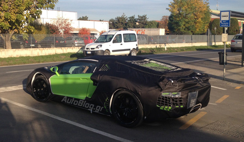 Lamborghini Aventador Roadster Spy Photo