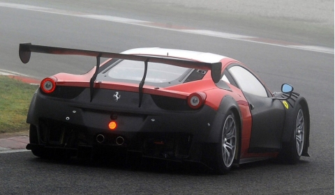 Spyshots 2013 Ferrari 458 GT3 Spotted Testing 02