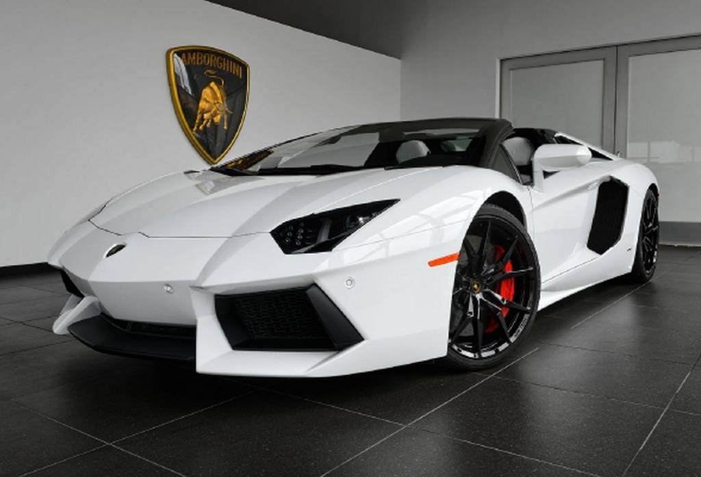 Lamborghini Aventador 2015 Р±РµР»С‹Р№