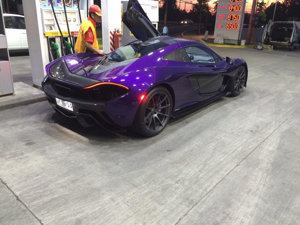 Фиолетовый Макларен p1