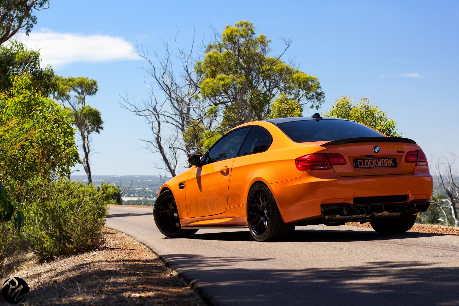 BMW e92 оранжевая