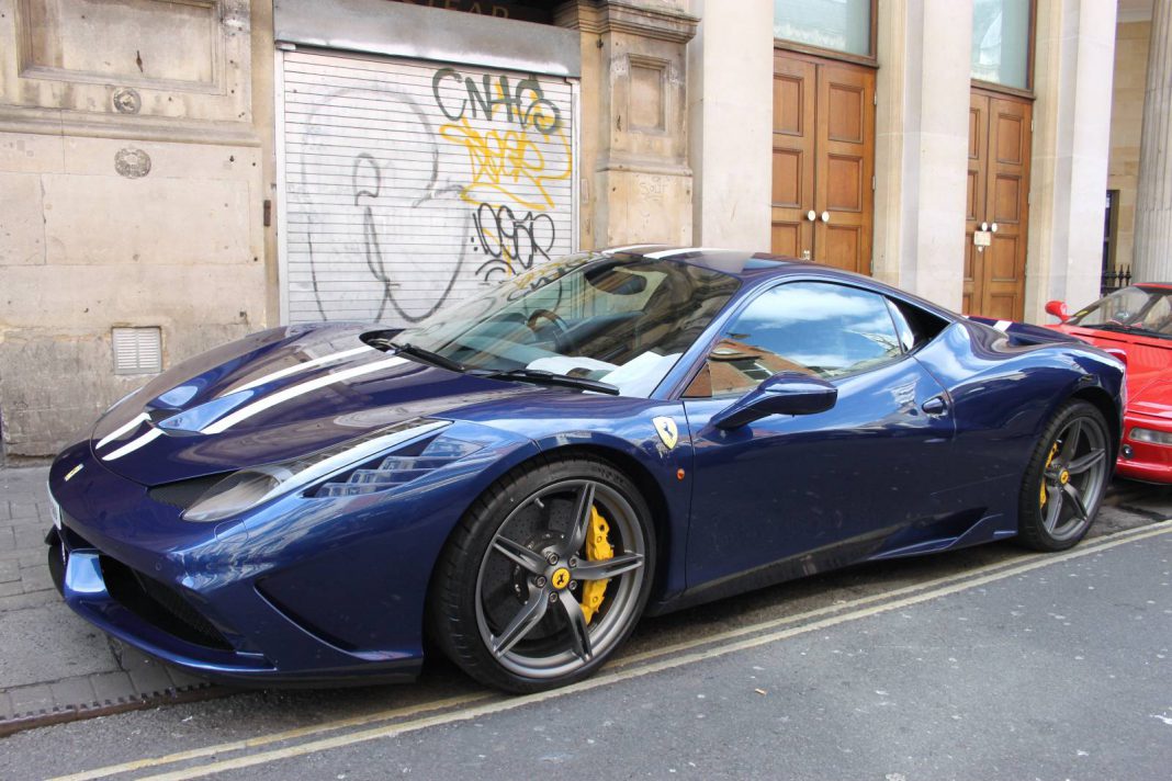 Ferrari 458 Blue